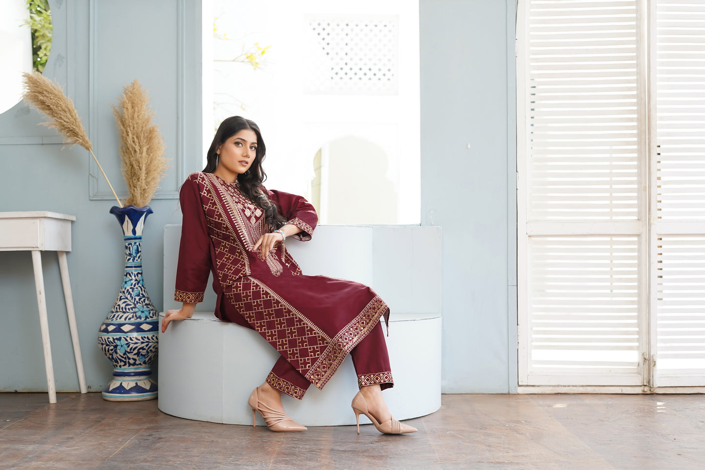 SWERA EMBROIDERED 2PC