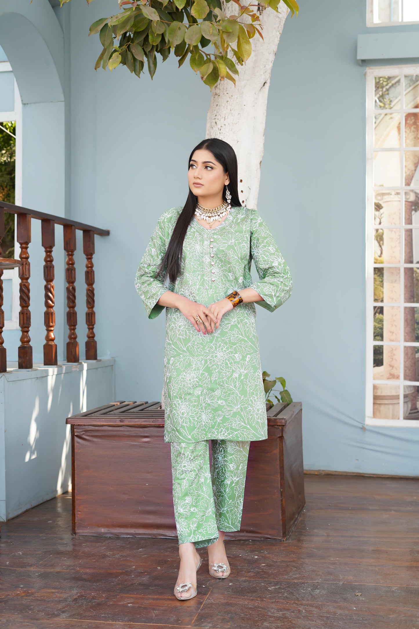 BISMAL Stitched Suit 2pc