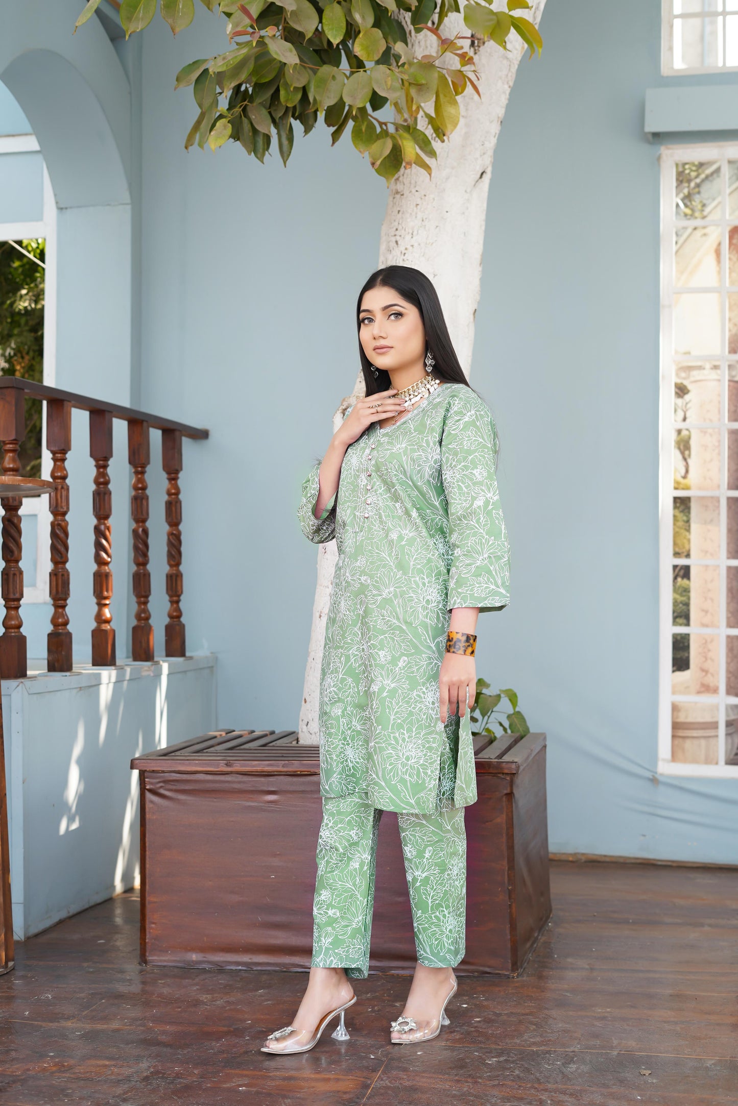 BISMAL Stitched Suit 2pc